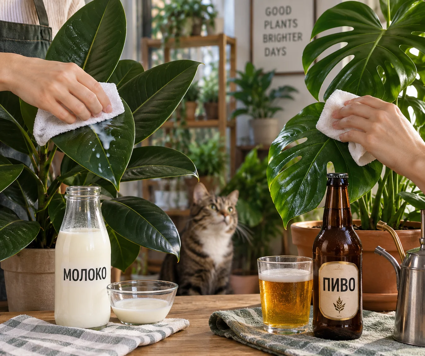 Молоко и пиво для растений: миф или работает