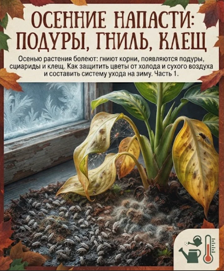 Осенние напасти: подуры, гниль, клещ